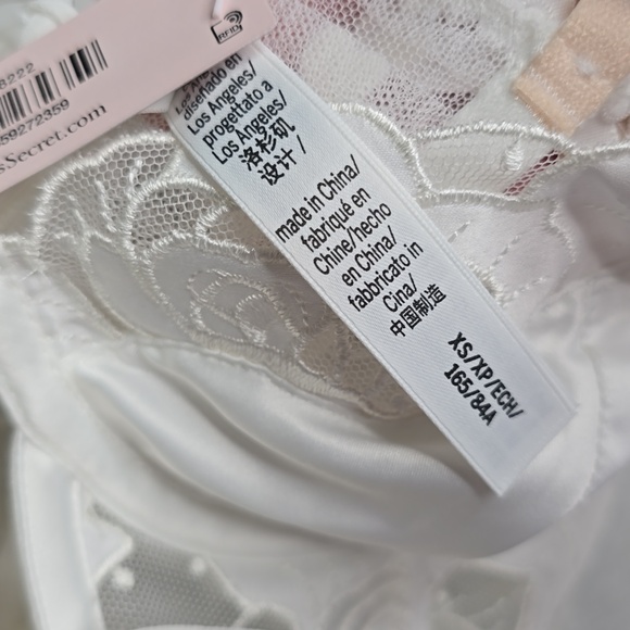 3417 For Love & Lemons x Victoria’s Secret Amore Maxi Slip Dress – White Lace XS - Picture 6 of 8